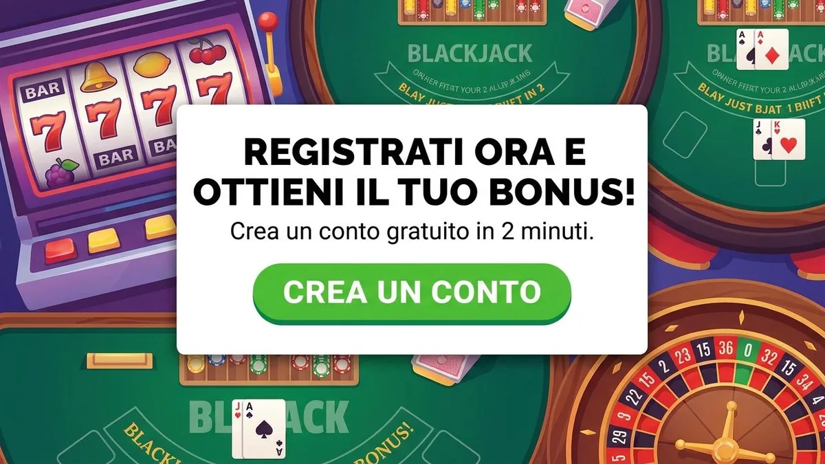 Registrazione con bonus